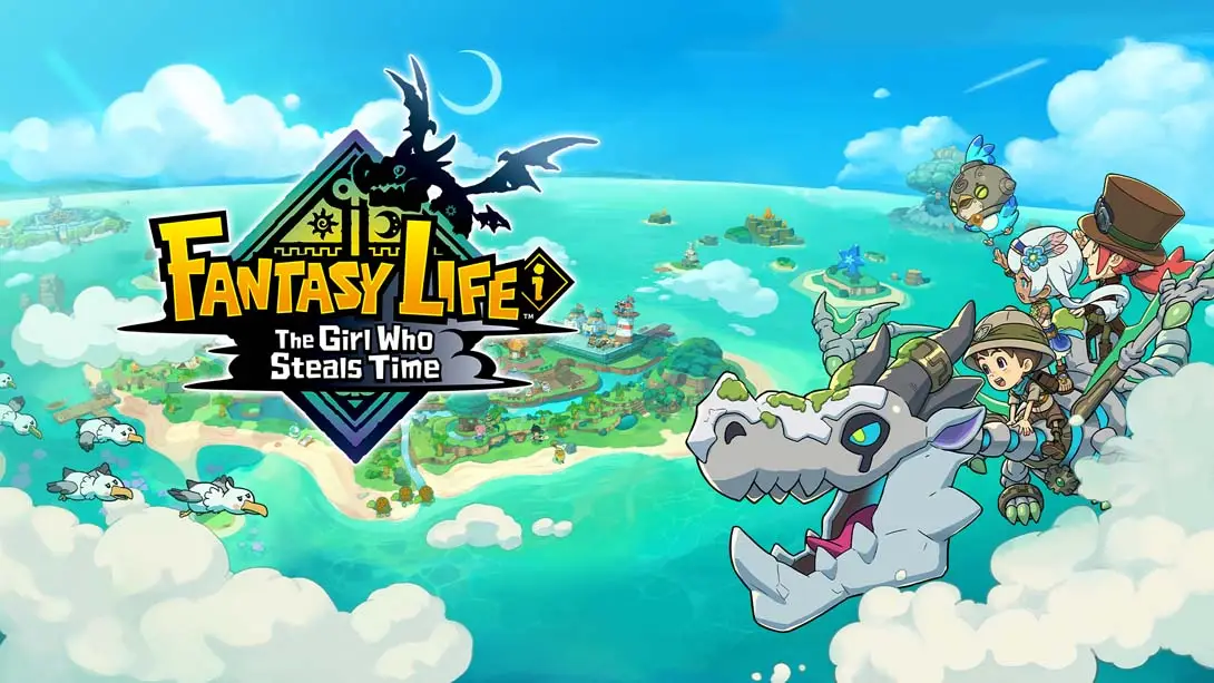 【美版】幻想生活ｉ 转圈圈的龙和偷取时间的少女 .FANTASY LIFE i: The Girl Who Steals Time 中文-17ns一起游戏网