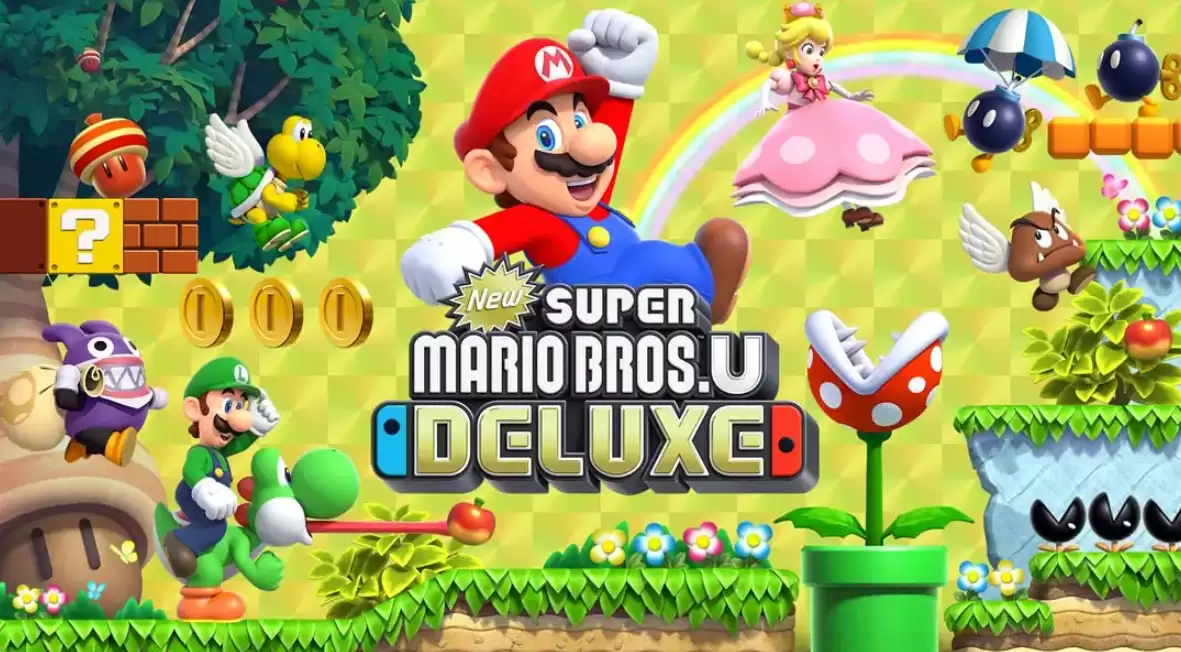 《新超级马里奥兄弟U 豪华版 New Super Mario Bros. U Deluxe》Switch中文版NSP下载 – 含1.0.2补丁-17ns一起游戏网