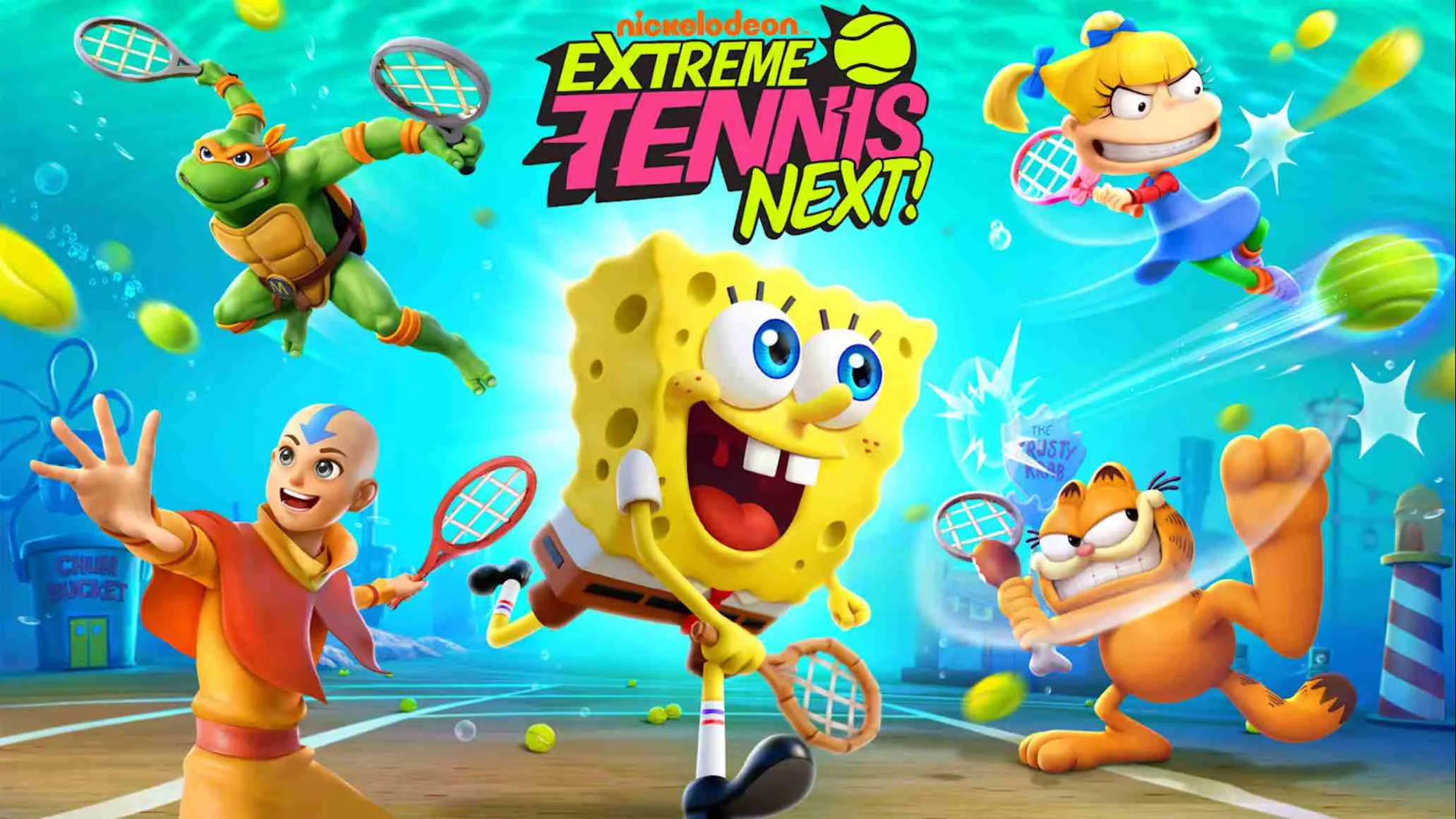尼克儿童频道极限网球 下一战！ .Nickelodeon Extreme Tennis Next! 中文-17ns一起游戏网