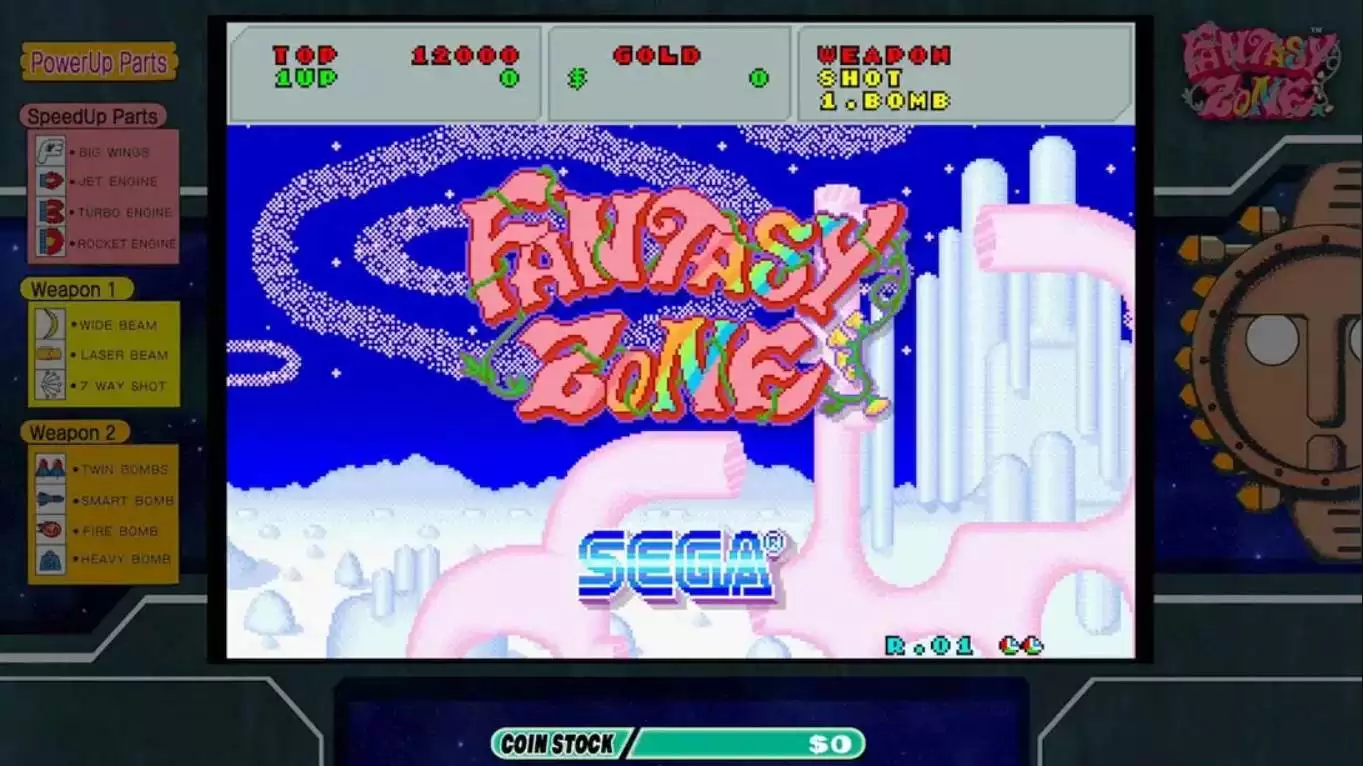 【美版】世嘉时代：梦幻地带 .SEGA AGES FANTASY ZONE 英语