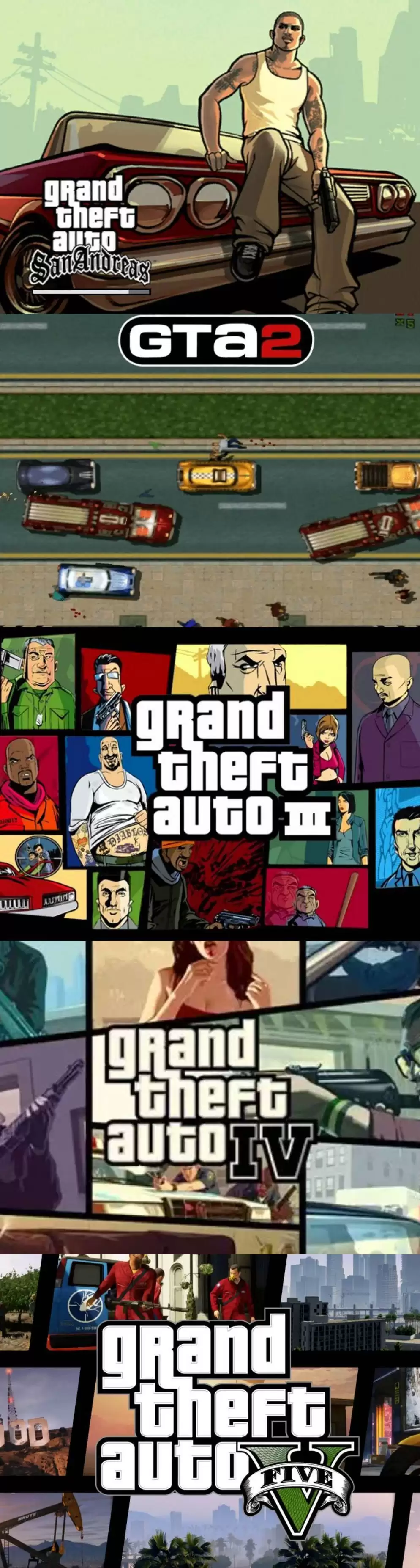 侠盗猎车GTA1-5全系列合集珍藏版-17ns一起游戏网