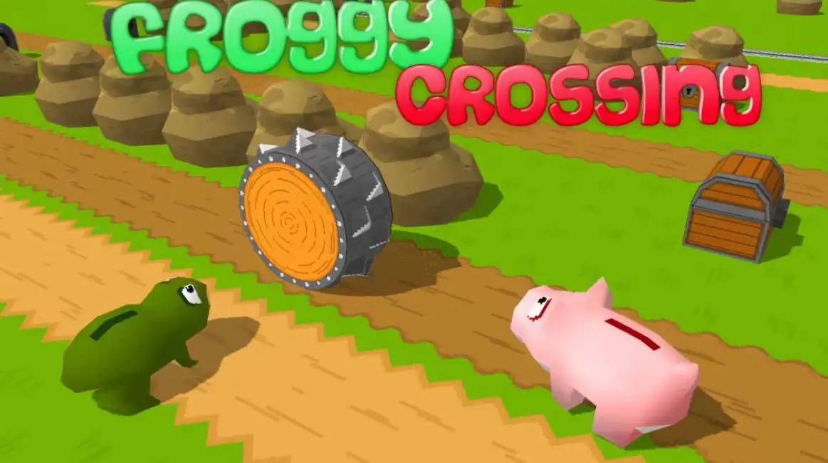《蛙式穿越 Froggy Crossing》Switch英文版NSP下载-17ns一起游戏网