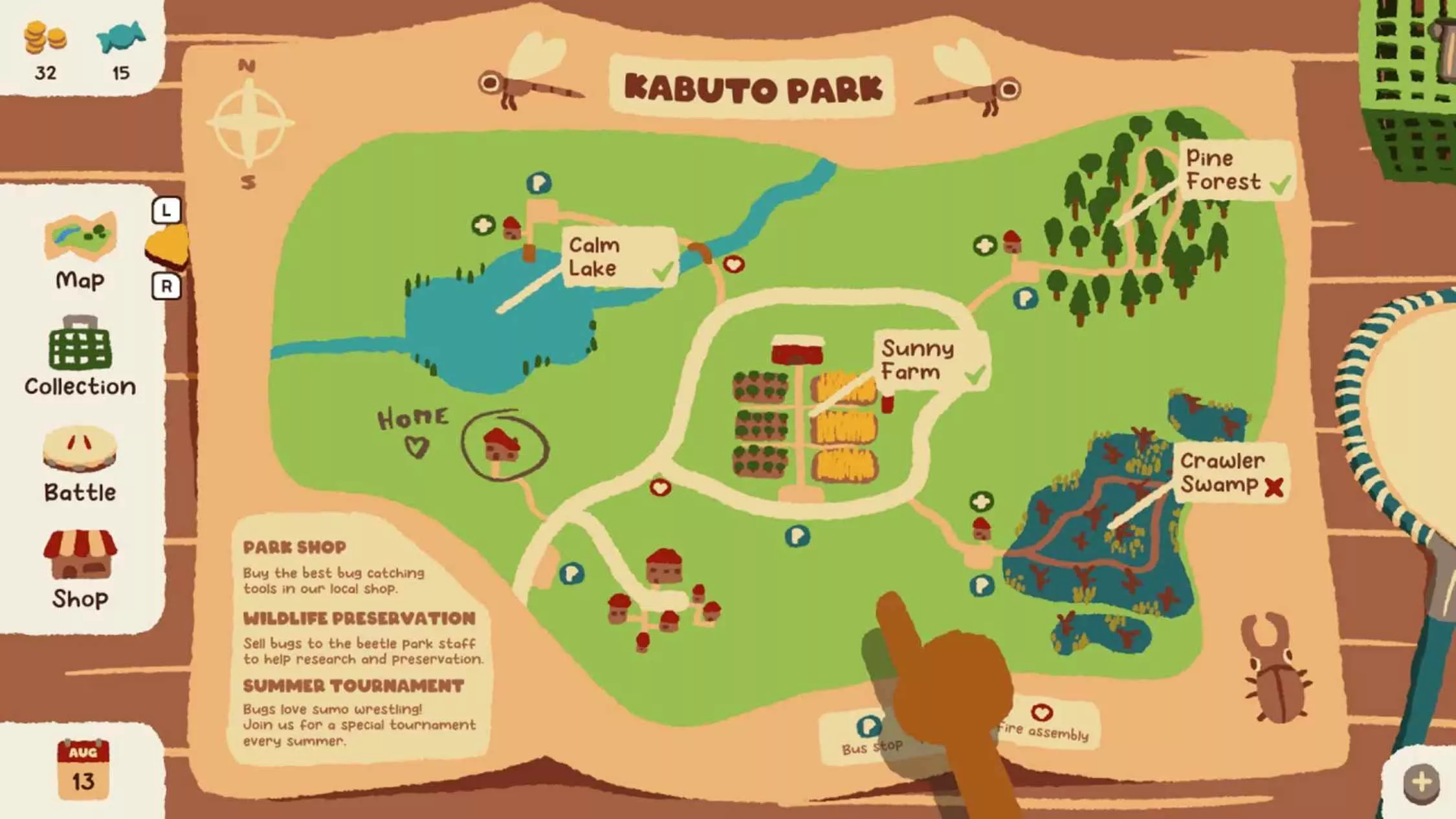【美版】兜虫公园 .Kabuto Park 中文