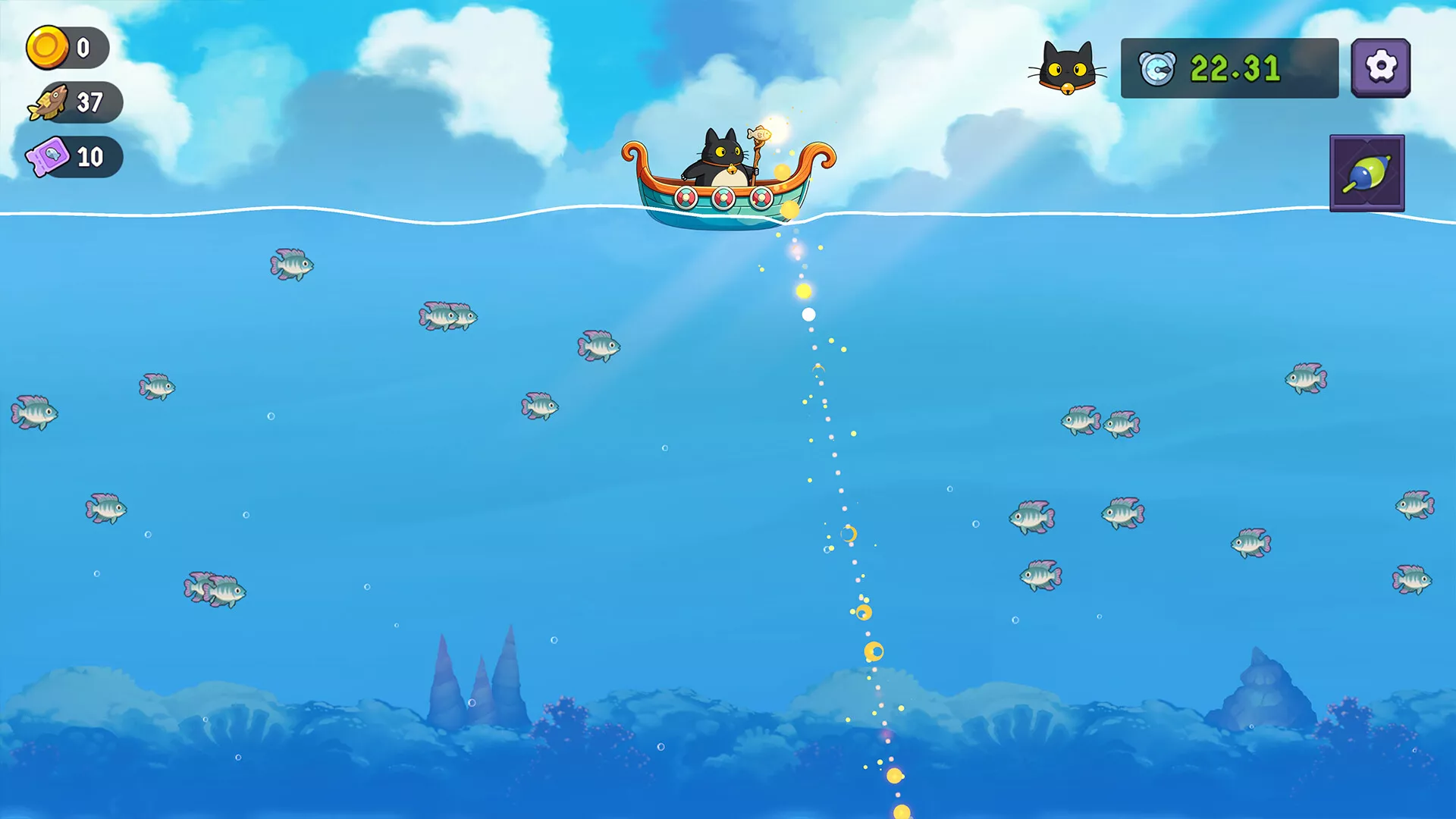 悠哉捕鱼/Fish to Cats: Catch & Feed 新游发布 悠哉捕鱼/Fish to Cats: Catch & Feed 新游发布