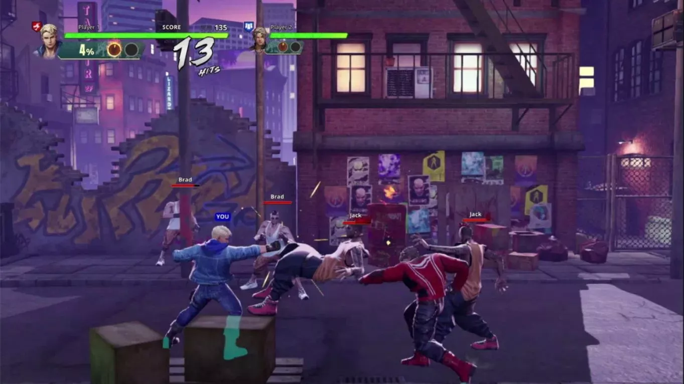 【美版】双截龙 再临 .Double Dragon Revive 中文
