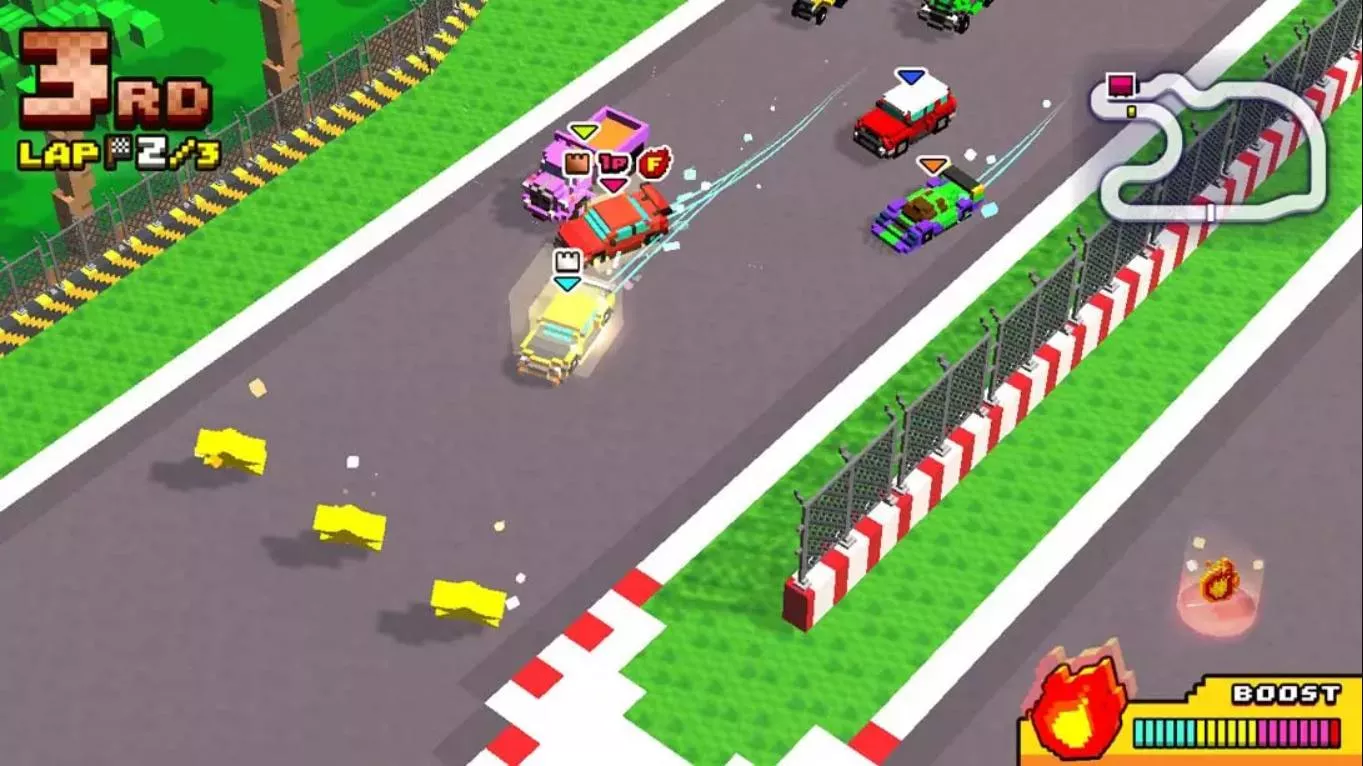 【美版】方块职业赛车手 .Chiki-Chiki Boxy Racers 中文