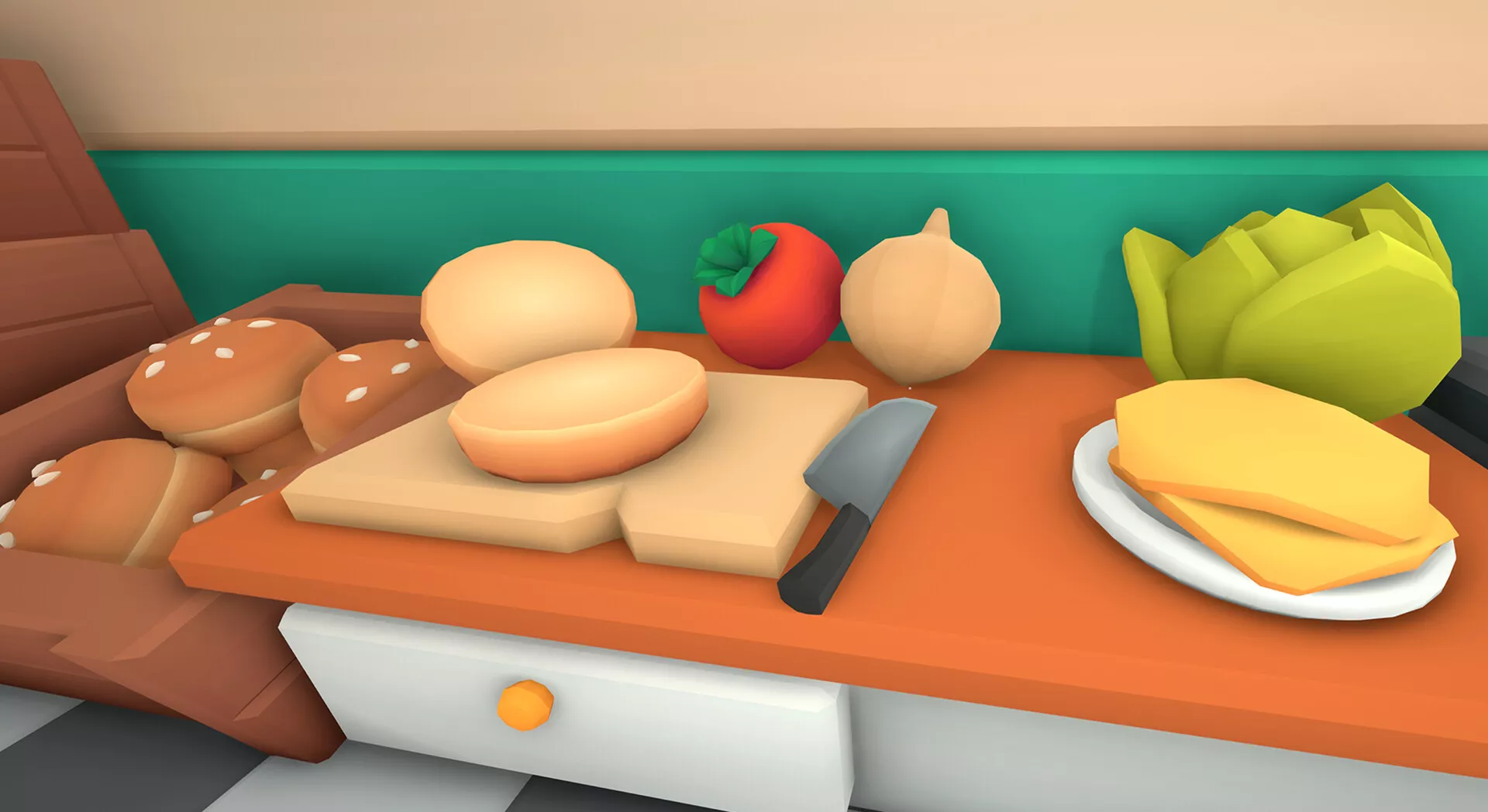 伯吉的温馨厨房/Burgie’s cozy kitchen