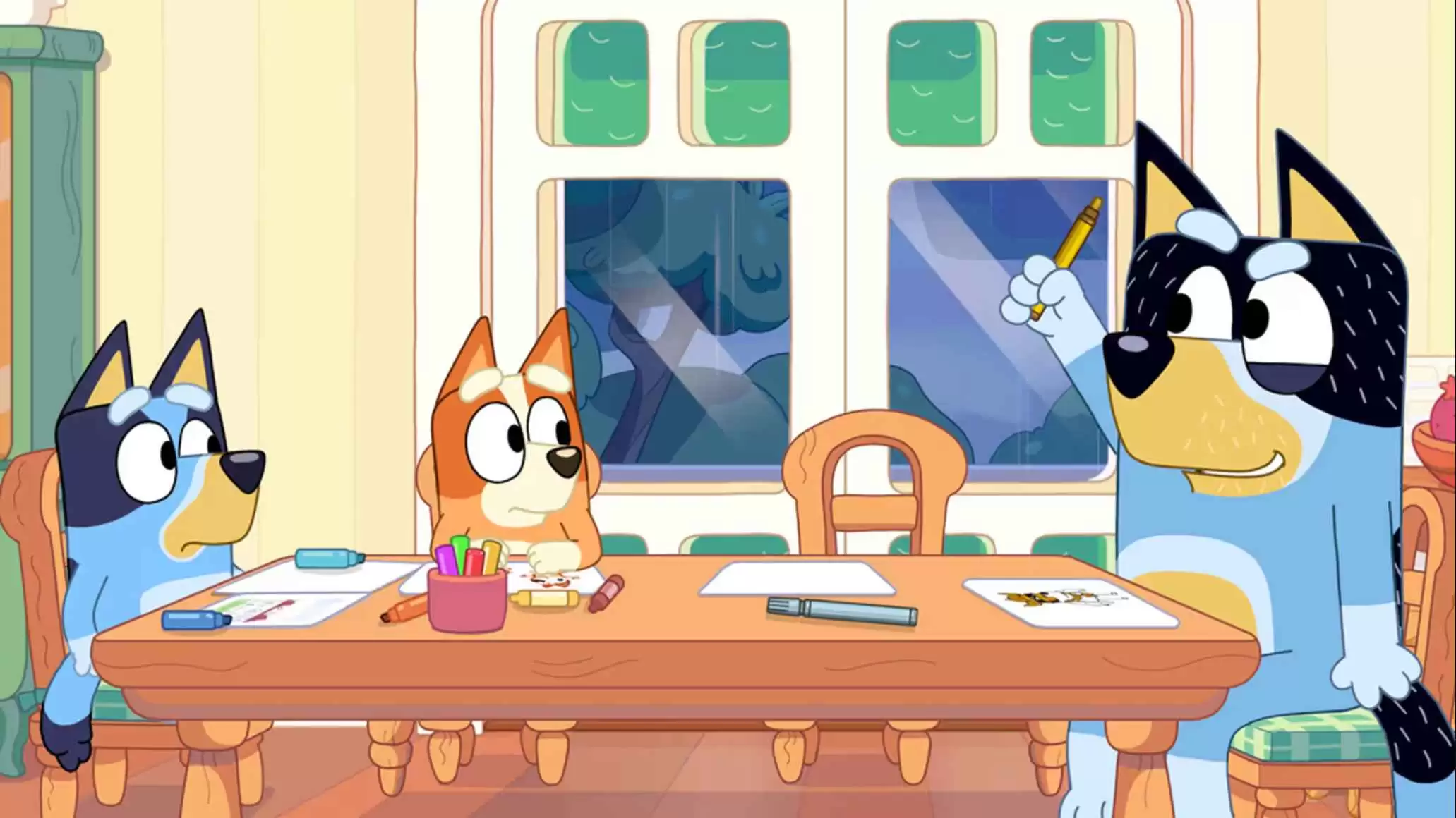 布鲁伊寻找金笔 .Bluey’s Quest For The Gold Pen 中文
