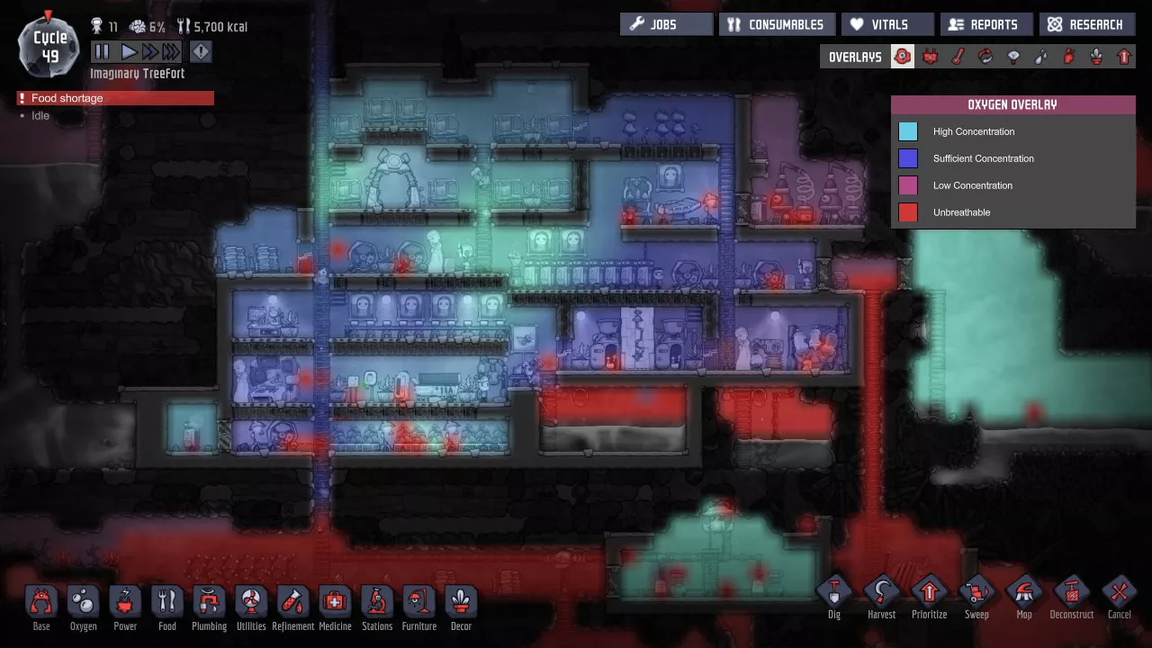 缺氧/Oxygen Not Included 版本更新
